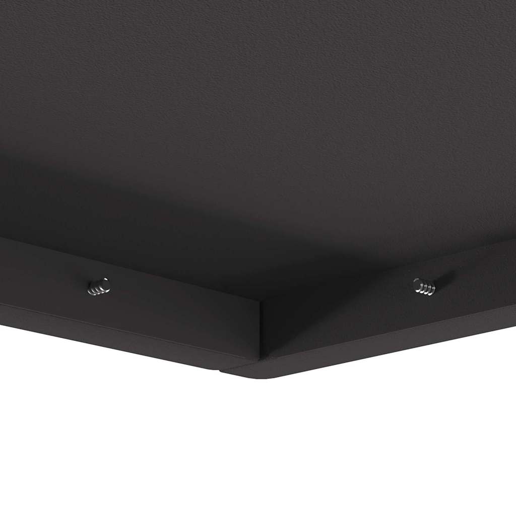 vidaXL Fire Pit Black 80 x 80 x 40 cm Steel