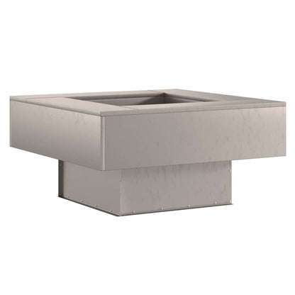 vidaXL Fire Pit Brown 80 x 80 x 40 cm Weathering Steel
