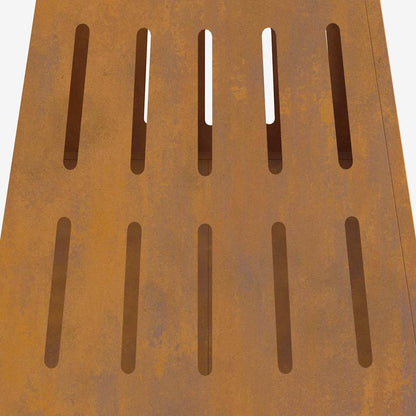 vidaXL Fire Pit Brown 50 x 50 x 70 cm Weathering steel
