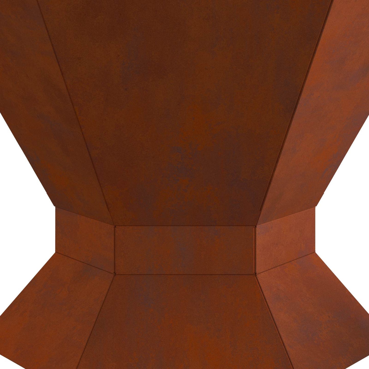 vidaXL Fire Pit Brown 50 x 50 x 40 cm Weathering Steel