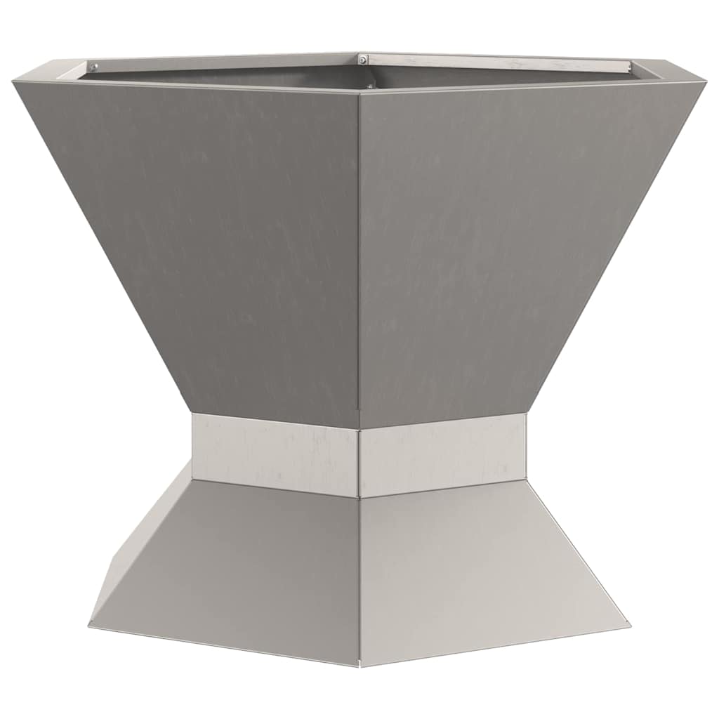 vidaXL Fire Pit Brown 50 x 50 x 40 cm Weathering Steel