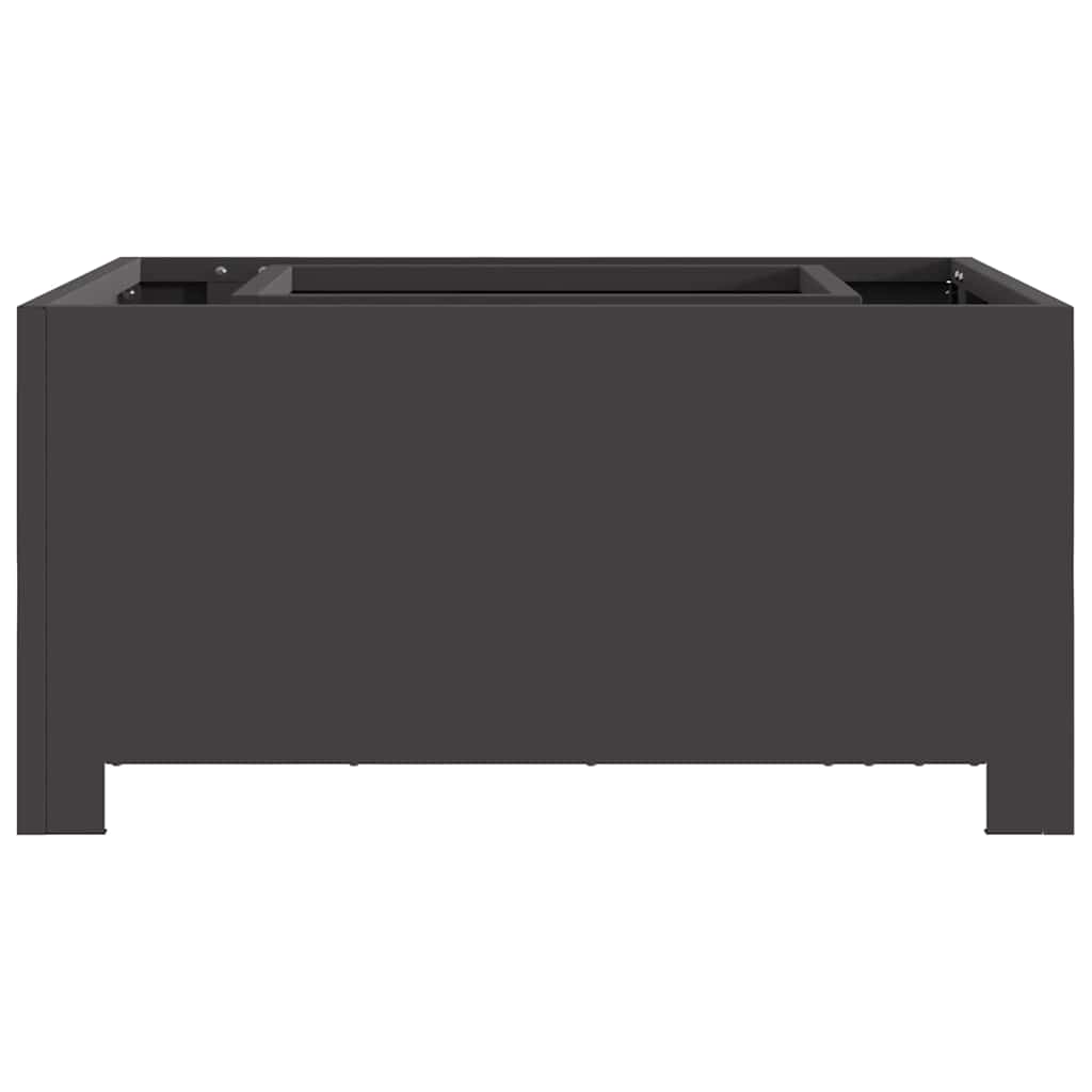 vidaXL Fire Pit Black 60 x 60 x 30 cm Cold-rolled steel