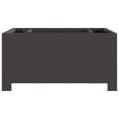 vidaXL Fire Pit Black 60 x 60 x 30 cm Cold-rolled steel