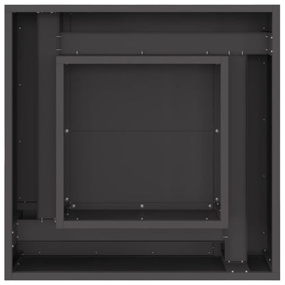 vidaXL Fire Pit Black 60 x 60 x 30 cm Cold-rolled steel