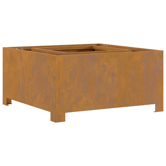 vidaXL Fire Pit Brown 60 x 60 x 30 cm Weathering steel