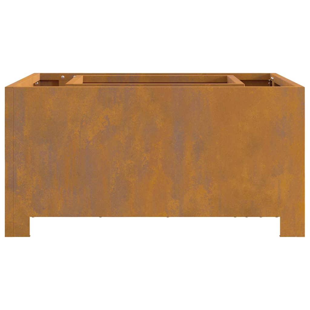 vidaXL Fire Pit Brown 60 x 60 x 30 cm Weathering steel