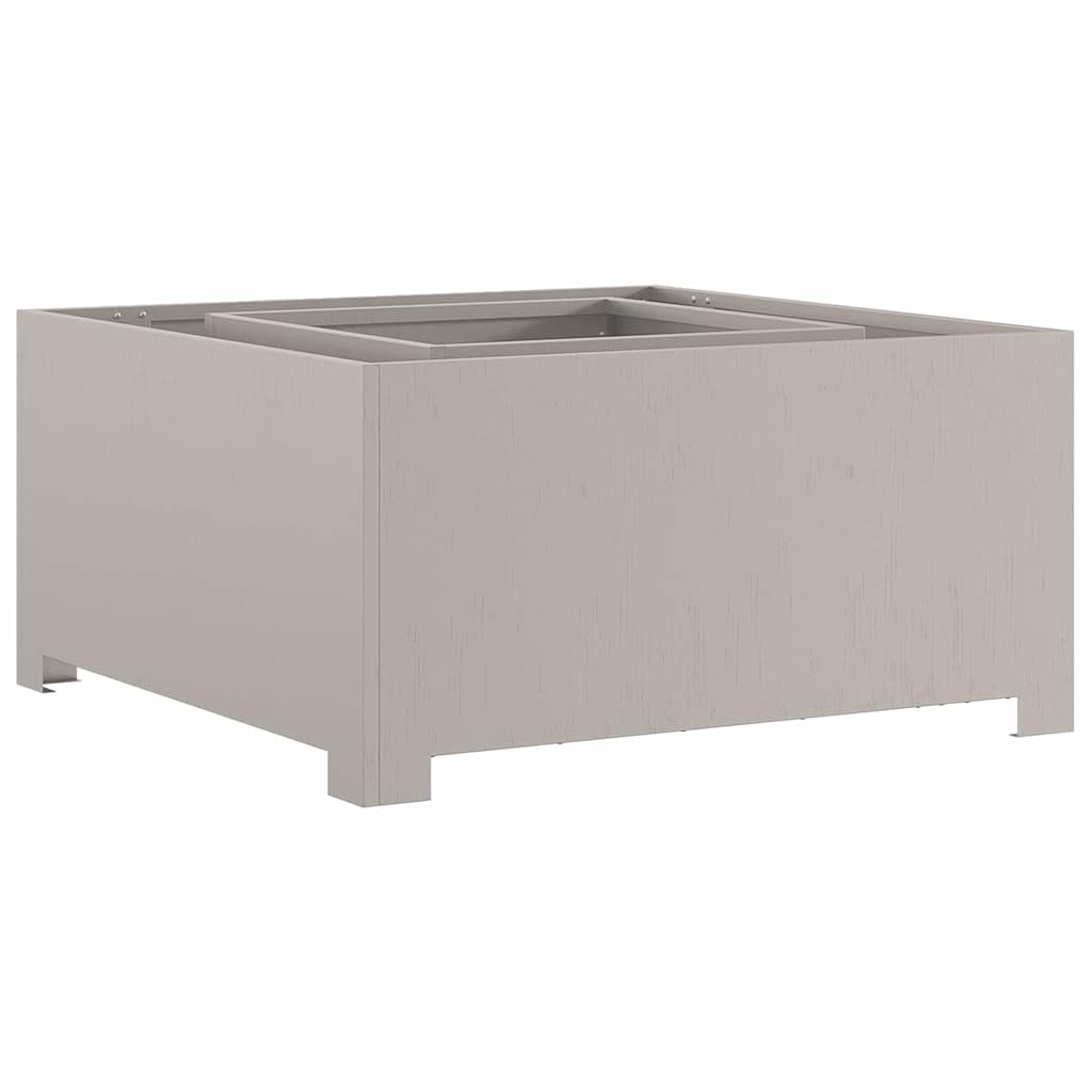 vidaXL Fire Pit Brown 80 x 80 x 40 cm Weathering Steel