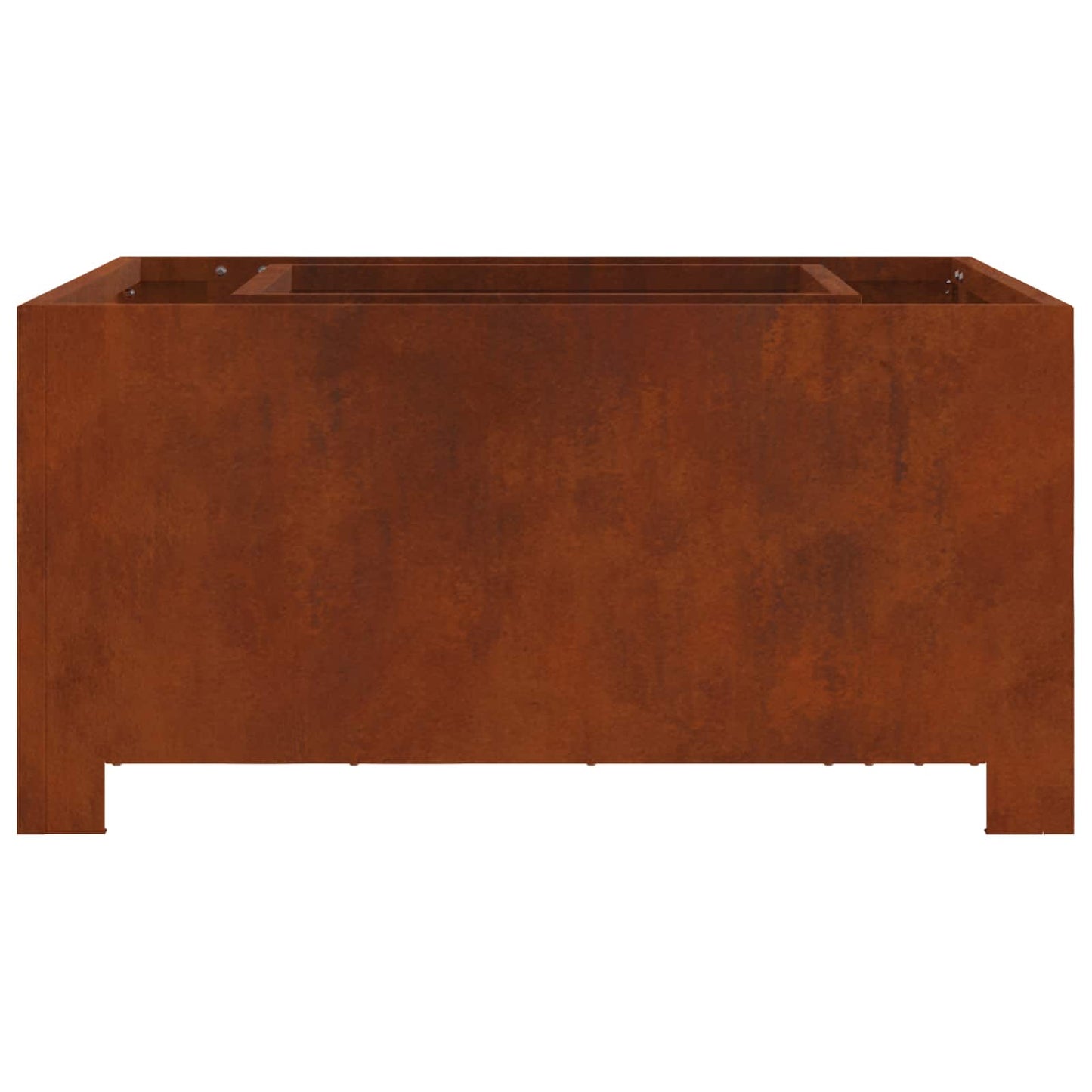 vidaXL Fire Pit Brown 80 x 80 x 40 cm Weathering Steel