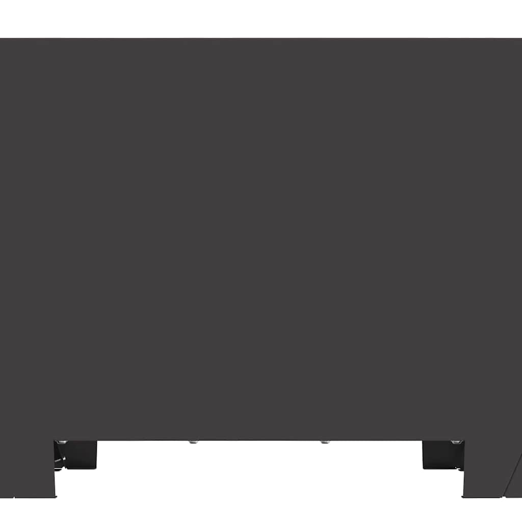 vidaXL Fire Pit Black 60 x 60 x 30 cm Cold-rolled steel