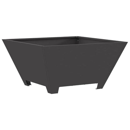 vidaXL Fire Pit Black 60 x 60 x 30 cm Cold-rolled steel