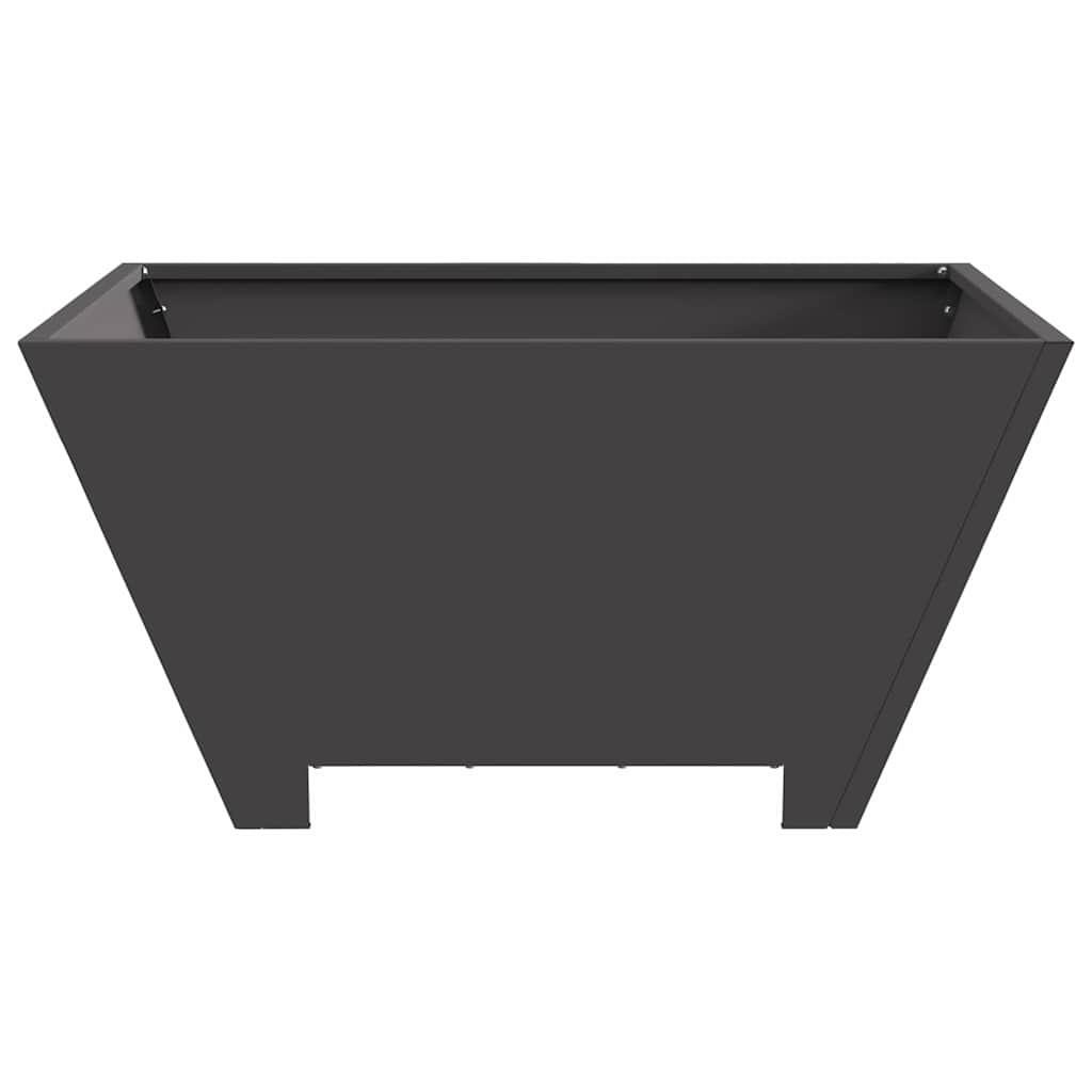 vidaXL Fire Pit Black 60 x 60 x 30 cm Cold-rolled steel