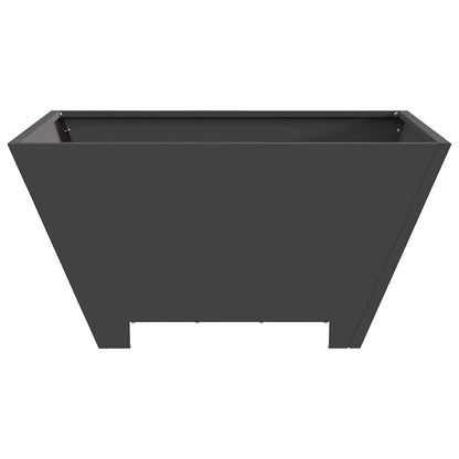 vidaXL Fire Pit Black 60 x 60 x 30 cm Cold-rolled steel