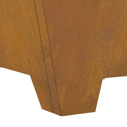 vidaXL Fire Pit Brown 60 x 60 x 30 cm Weathering steel