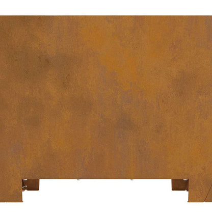 vidaXL Fire Pit Brown 60 x 60 x 30 cm Weathering steel