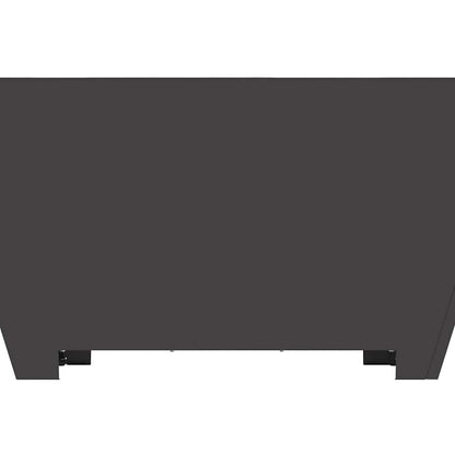 vidaXL Fire Pit Black 80 x 80 x 40 cm Cold-rolled steel