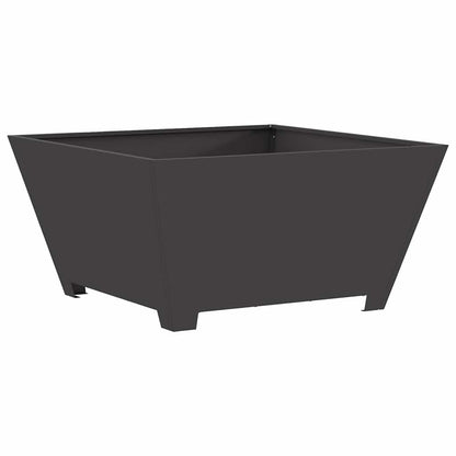vidaXL Fire Pit Black 80 x 80 x 40 cm Cold-rolled steel