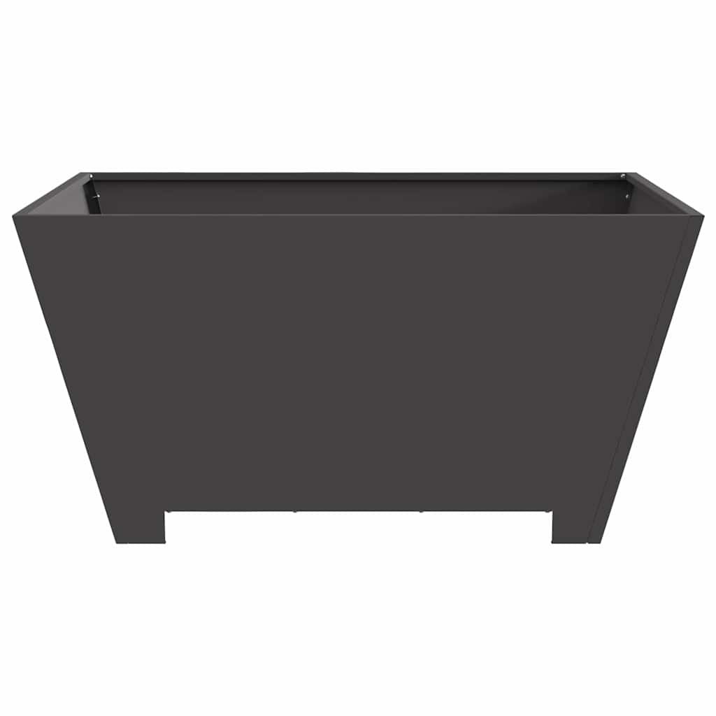 vidaXL Fire Pit Black 80 x 80 x 40 cm Cold-rolled steel