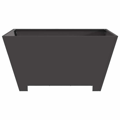 vidaXL Fire Pit Black 80 x 80 x 40 cm Cold-rolled steel