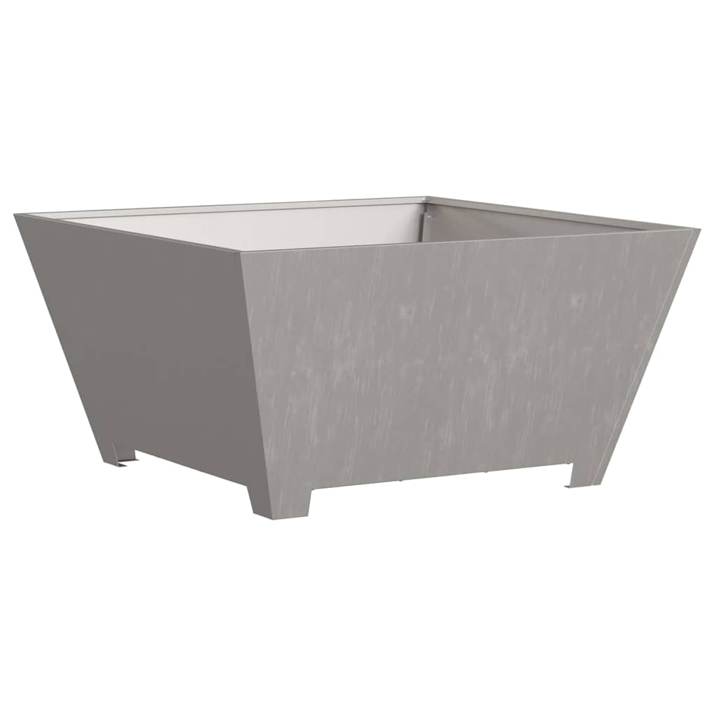 vidaXL Fire Pit Brown 80 x 80 x 40 cm Weathering Steel