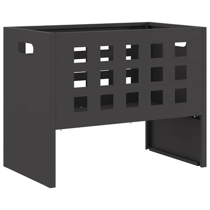 vidaXL Fire Pit Black 50 x 30 x 40 cm Steel