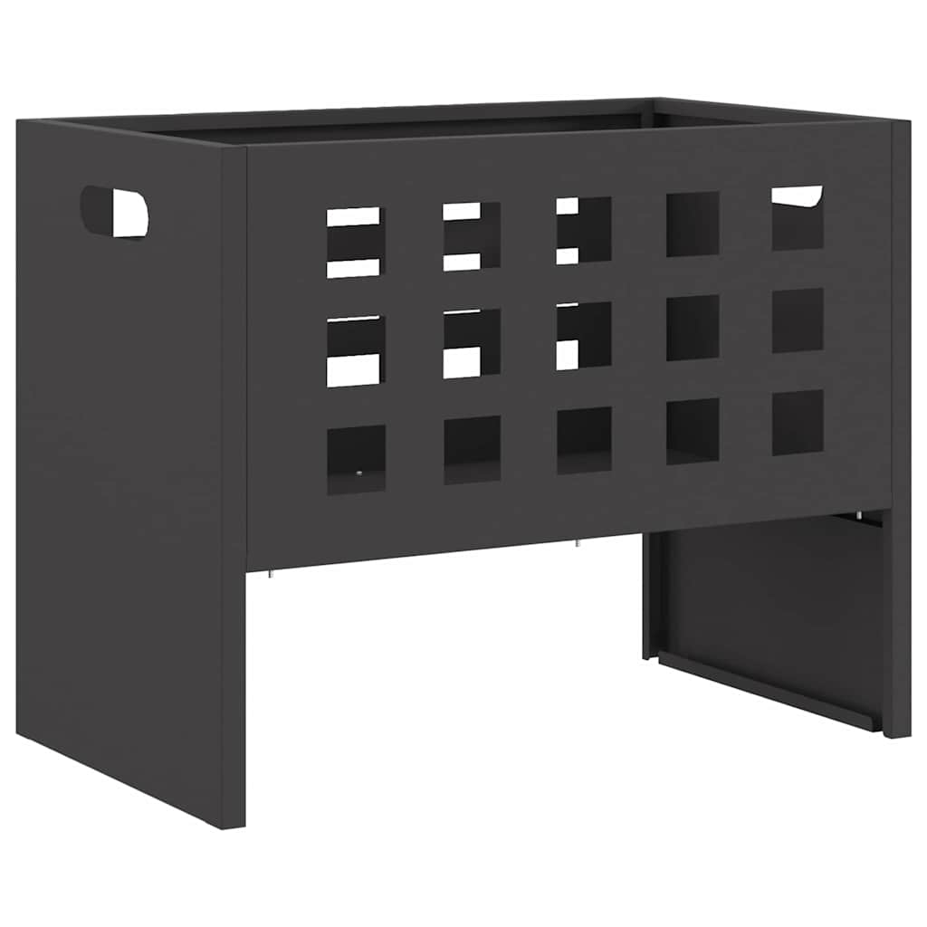 vidaXL Fire Pit Black 50 x 30 x 40 cm Steel