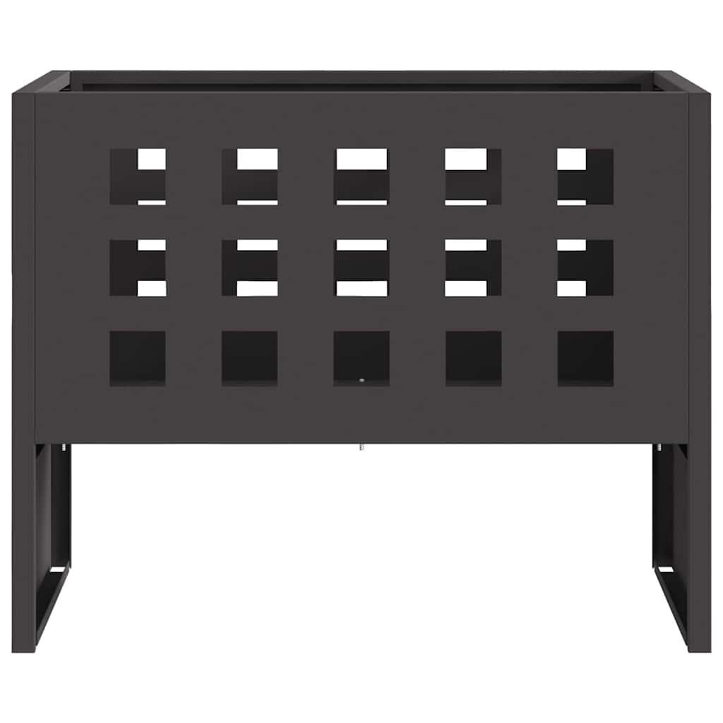 vidaXL Fire Pit Black 50 x 30 x 40 cm Steel