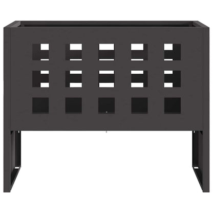 vidaXL Fire Pit Black 50 x 30 x 40 cm Steel