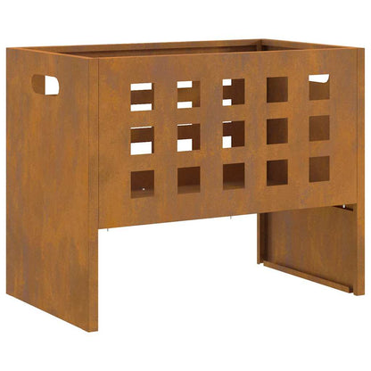 vidaXL Fire Pit Brown 50 x 30 x 40 cm Weathering steel