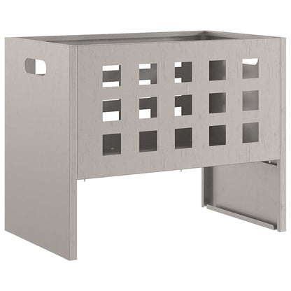 vidaXL Fire Pit Brown 50 x 30 x 40 cm Weathering steel