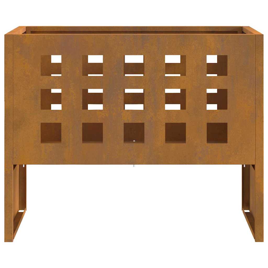 vidaXL Fire Pit Brown 50 x 30 x 40 cm Weathering steel