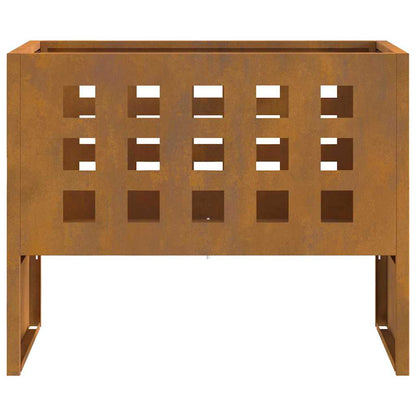 vidaXL Fire Pit Brown 50 x 30 x 40 cm Weathering steel