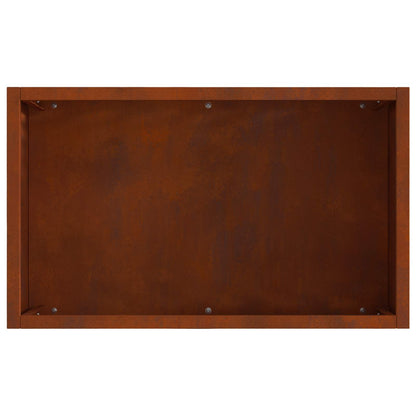 vidaXL Fire Pit Brown 50 x 30 x 40 cm Steel
