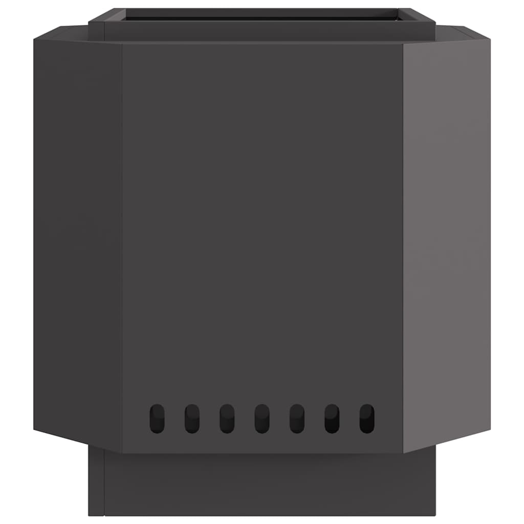 vidaXL Fire Pit Black 48 x 48 x 51 cm Cold-rolled steel