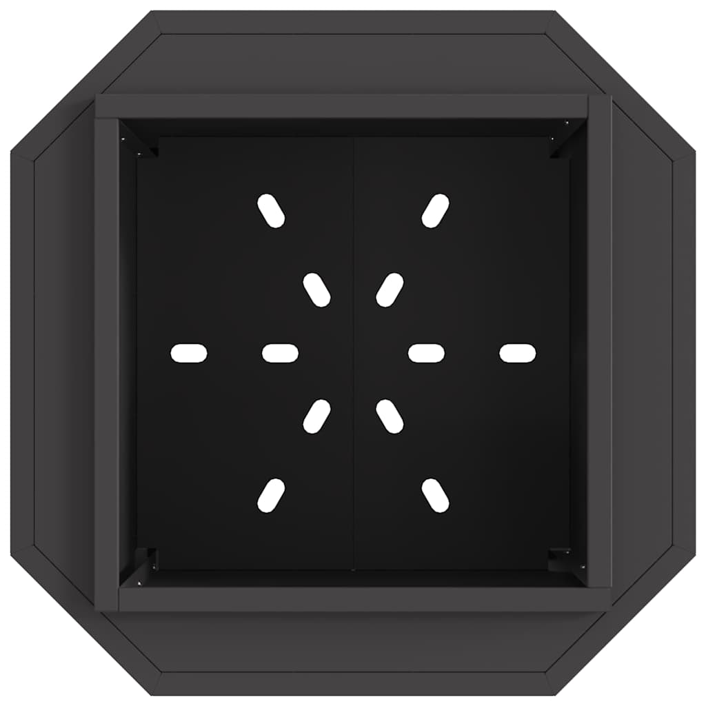 vidaXL Fire Pit Black 48 x 48 x 51 cm Cold-rolled steel