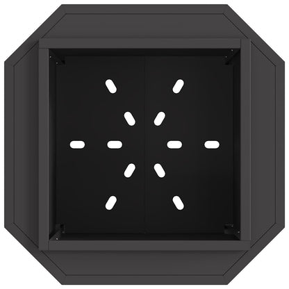 vidaXL Fire Pit Black 48 x 48 x 51 cm Cold-rolled steel