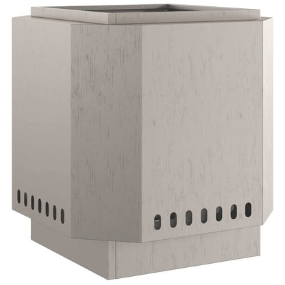 vidaXL Fire Pit Brown 48 x 48 x 51 cm Weathering steel