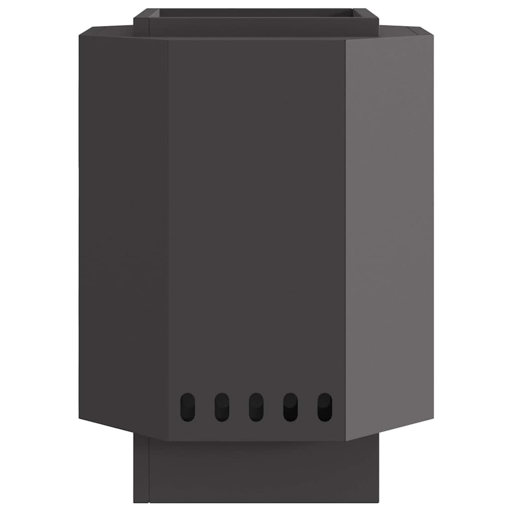 vidaXL Fire Pit Black 38 x 38 x 51 cm Cold-rolled steel