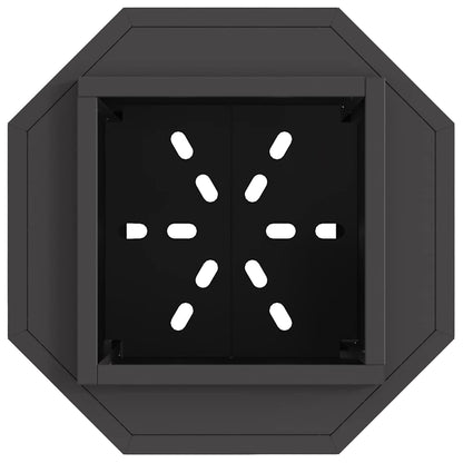 vidaXL Fire Pit Black 38 x 38 x 51 cm Cold-rolled steel