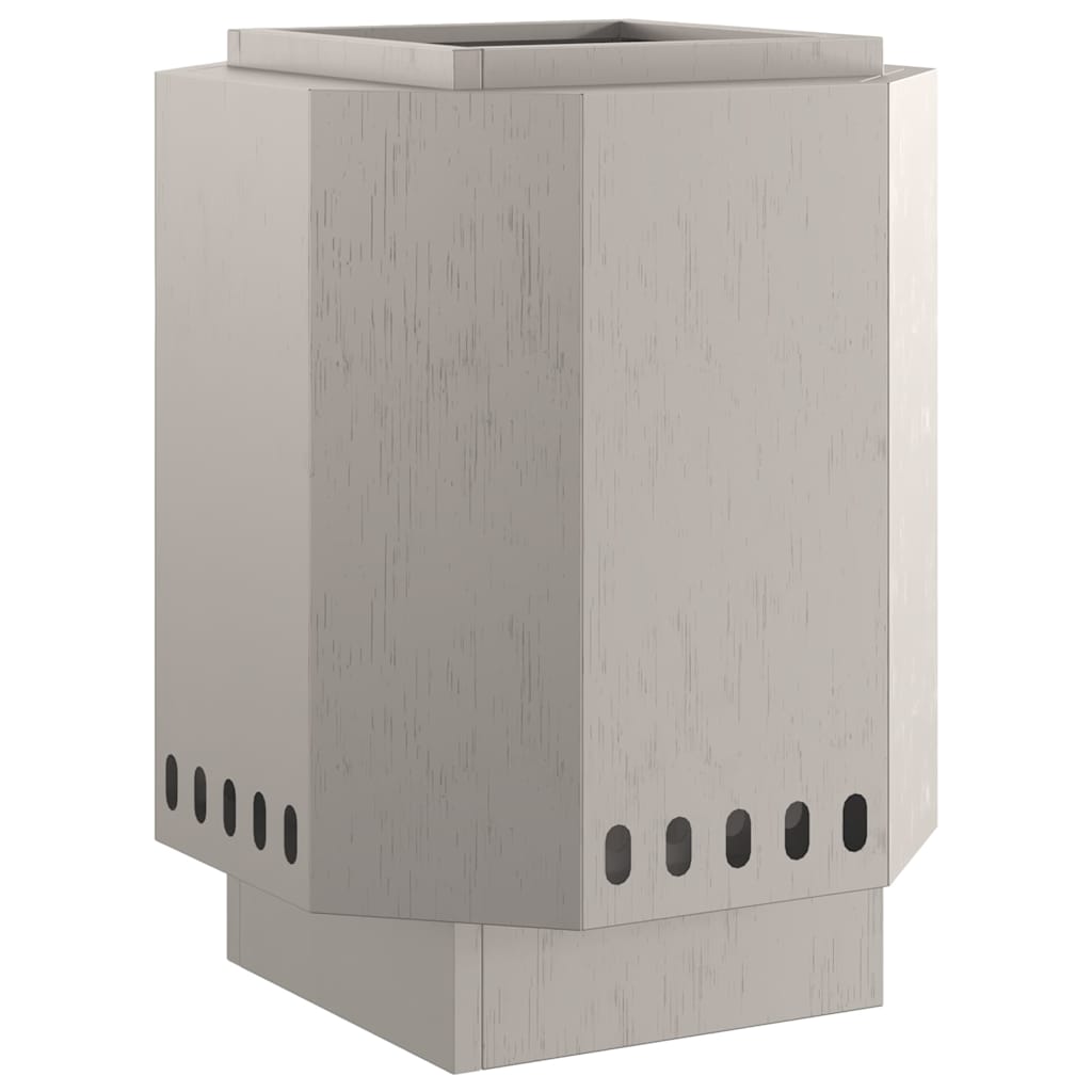 vidaXL Fire Pit Brown 38 x 38 x 51 cm Weathering steel