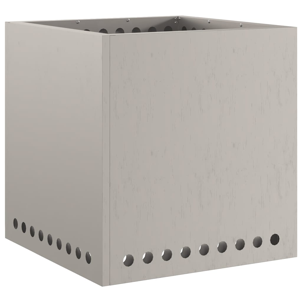 vidaXL Smokeless Fire Pit Brown 48 x 48 x 50 cm Weathering Steel