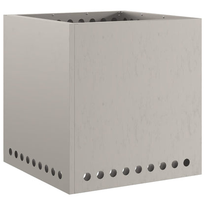 vidaXL Smokeless Fire Pit Brown 48 x 48 x 50 cm Weathering Steel