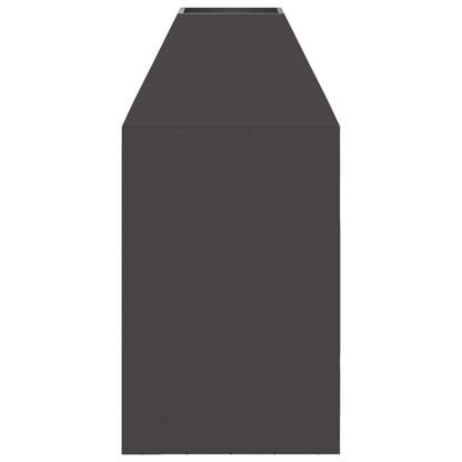 vidaXL Fire Pit Black 50 x 50 x 100 cm Cold-rolled steel