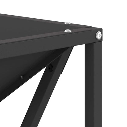 vidaXL Fire Pit Black 50 x 50 x 35 cm Cold-rolled steel