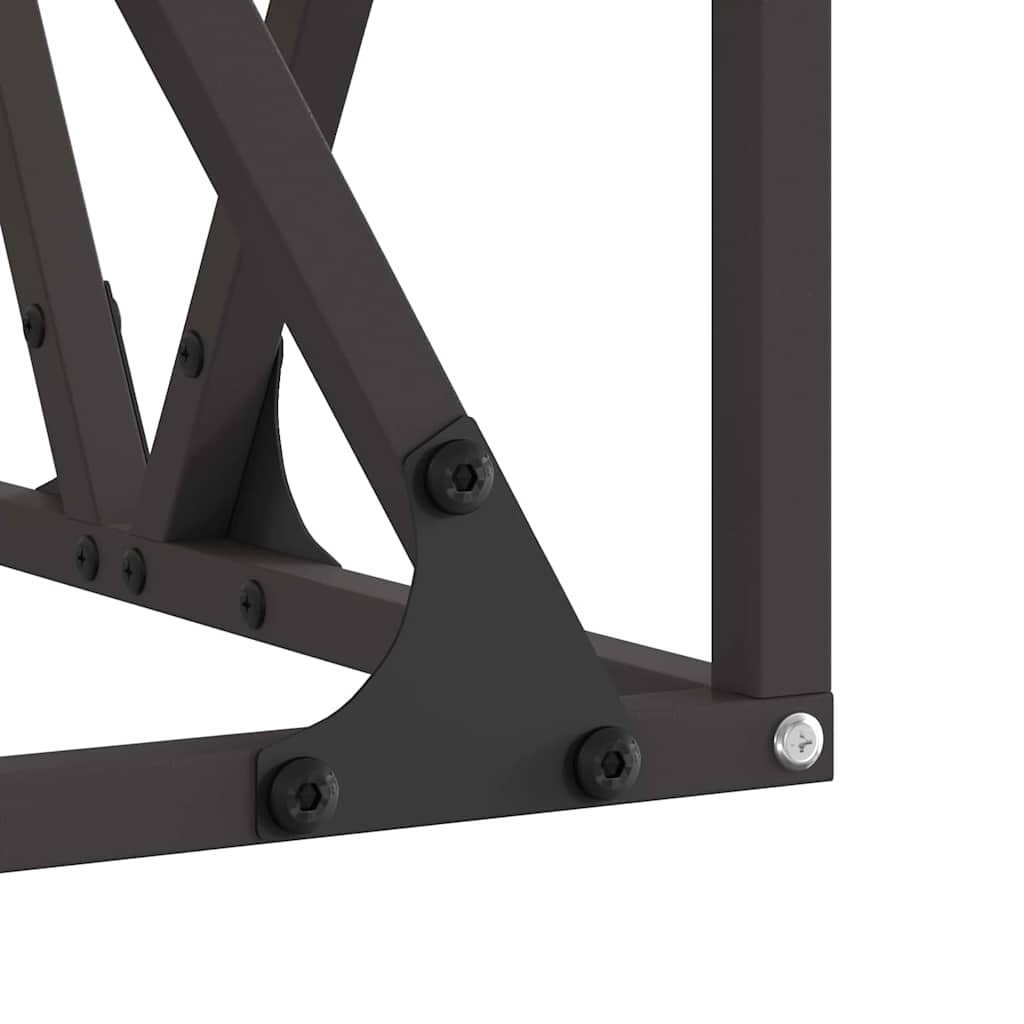 vidaXL Fire Pit Brown 50 x 50 x 35 cm Weathering steel