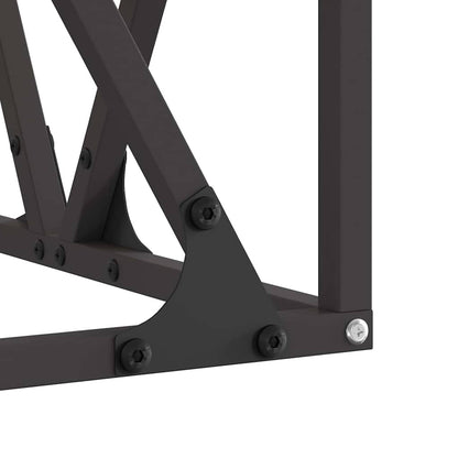 vidaXL Fire Pit Brown 50 x 50 x 35 cm Weathering steel