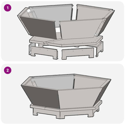 vidaXL Fire Pit Black 75 x 75 x 28 cm Cold-rolled steel