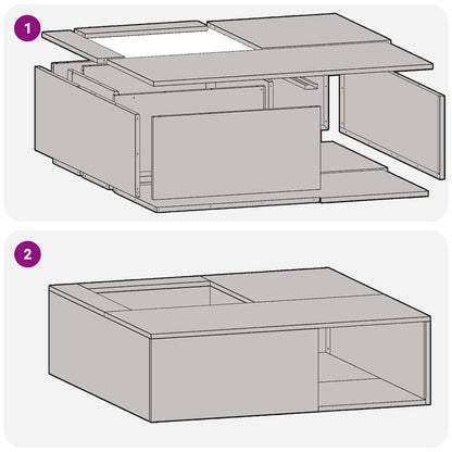 vidaXL Fire Pit Black 100 x 100 x 30 cm Steel