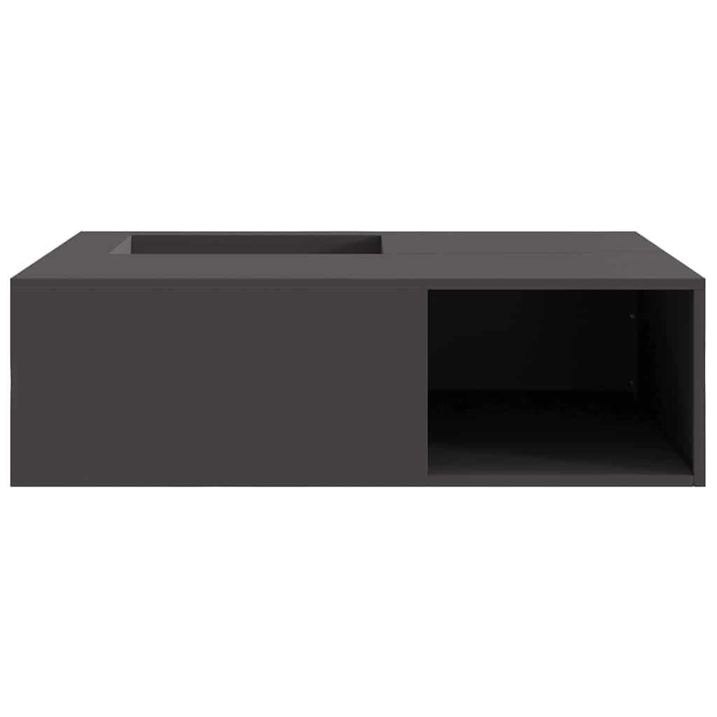 vidaXL Fire Pit Black 100 x 100 x 30 cm Steel