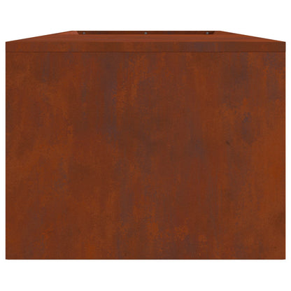 vidaXL Fire Pit Brown 160 x 45 x 35 cm Steel