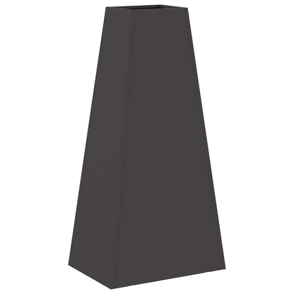 vidaXL Fire Pit Black 50 x 35 x 100 cm Steel